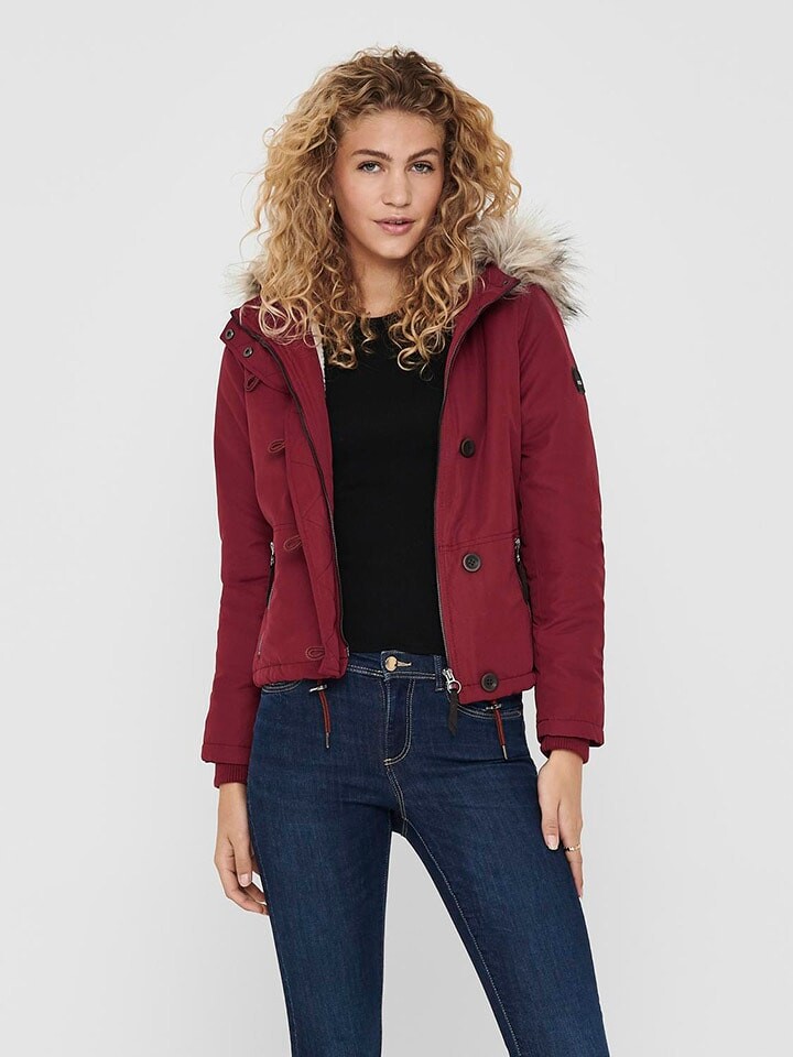 

Переходная куртка ONLY Übergangsjacke, бордо