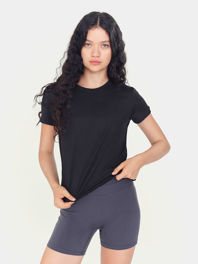

Спортивная рубашка из материала Drymove H&M, черный