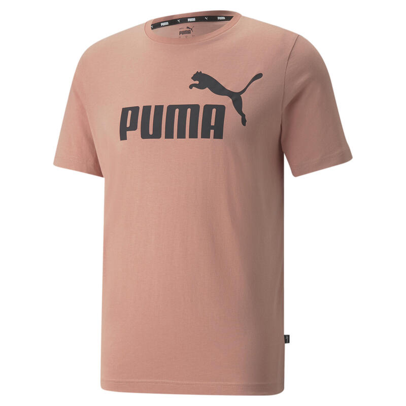 

Мужская футболка Essentials с логотипом PUMA, цвет rosa