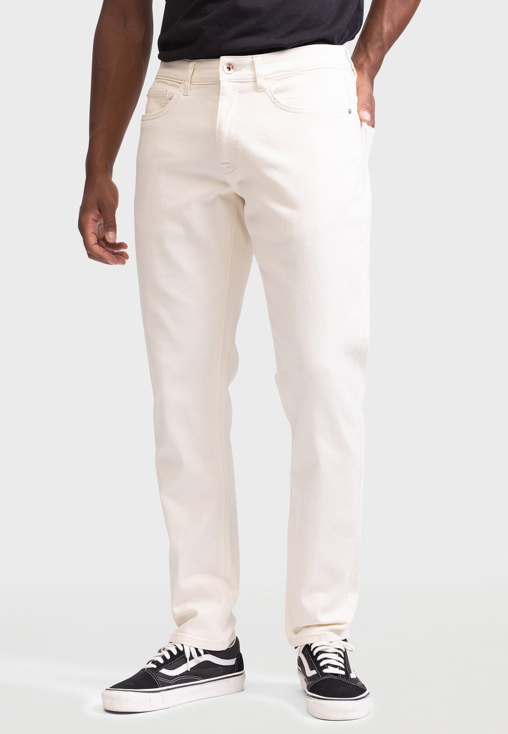 

Джинсы прямого кроя DETROIT REGULAR FIT Redefined Rebel, кремовый
