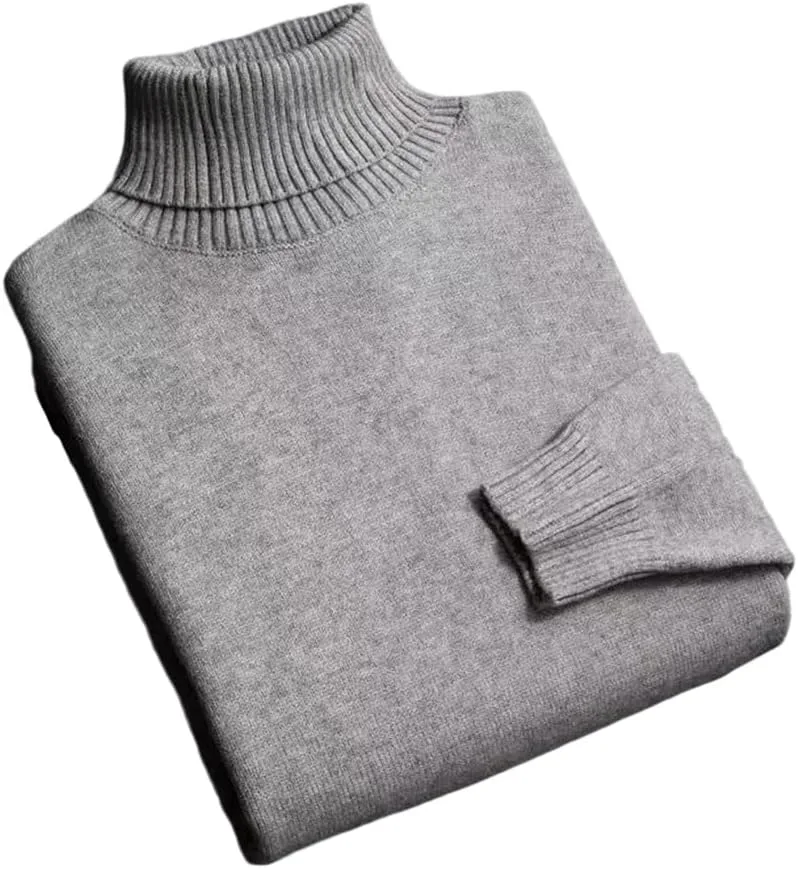 

Мужской флисовый водолазный свитер Extra Warm для зимы Slim Fit