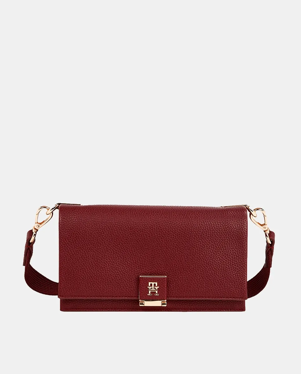 

Бордовая мини-сумка через плечо Tommy Hilfiger