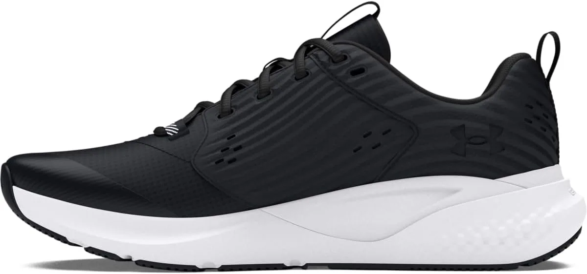 Мужские кроссовки Under Armor Charged Commit Tr 3 Cross Trainer Under Armour, белый/черный — фото 2