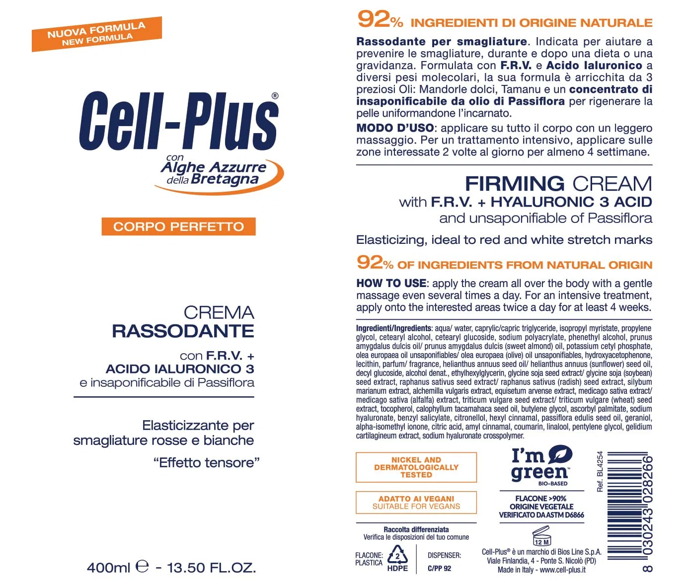 Укрепляющий крем для тела «Cell Plus» от Cell Plus Cell-Plus — фото 3