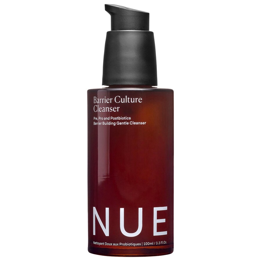 

Очищающее средство для лица Barrier Culture Cleanser с пребиотиками, пробиотиками и постбиотиками. The Nue Co, 3.3 oz /100 mL