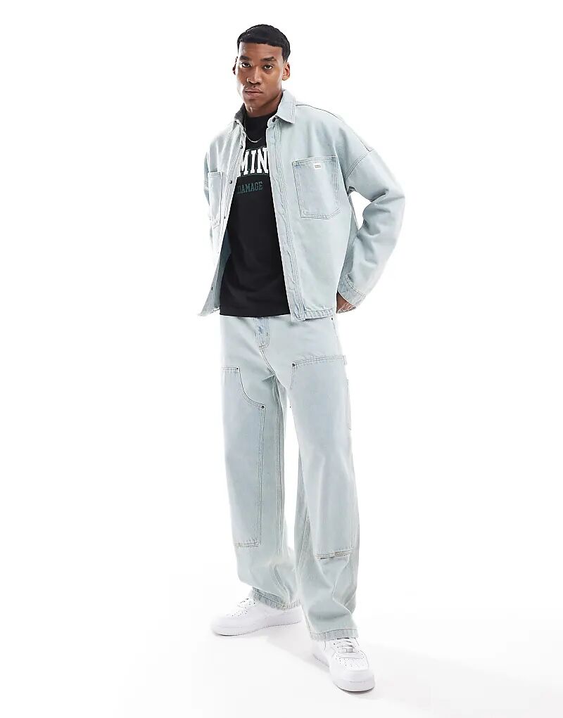 

Джинсы mercer в цвете stone wash grey Criminal Damage