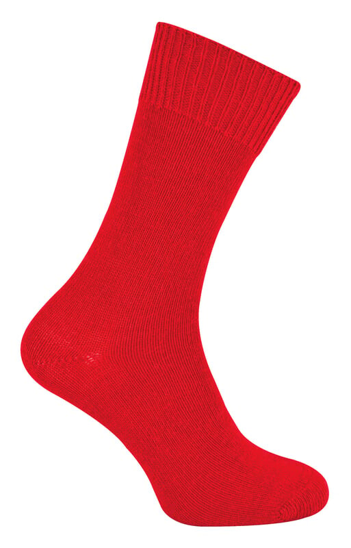 

Повседневные носки из альпаки на зиму The Highland Sock Co, красный