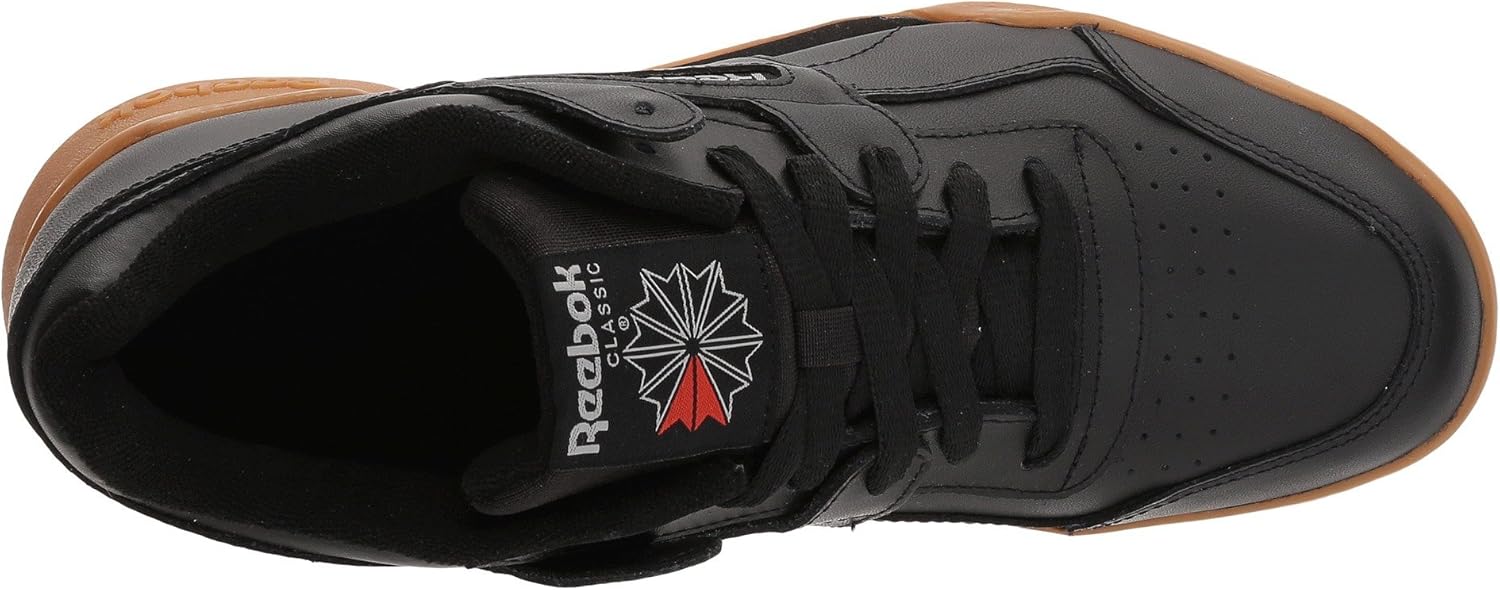 Кроссовки для тренировки Reebok Men's Workout Plus, черный/красный/угольный — фото 3