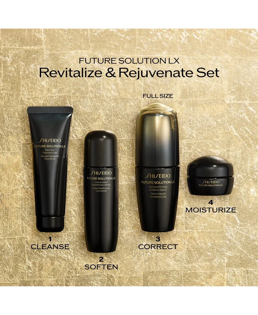 Shiseido Набор для восстановления и омоложения Future Solution LX из 4 предметов — фото 3