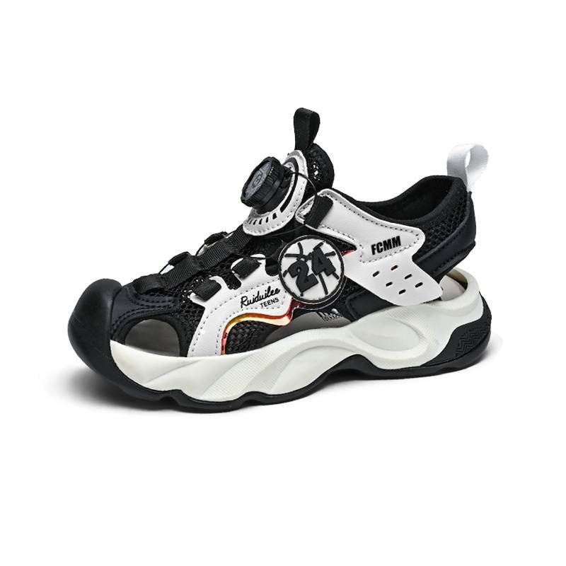 

Противоскользящая и дышащая повседневная обувь для детей FCMM, черный/белый