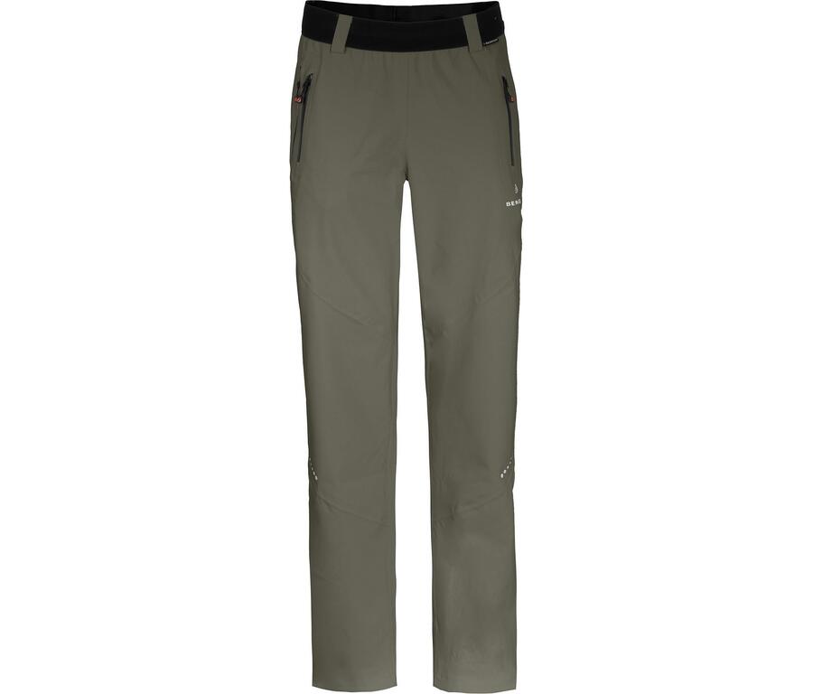 

BERGSON Штаны-дождевики из переработанного материала, сетчатая подкладка, водонепроницаемость 20 000 мм водяного столба, зеленые