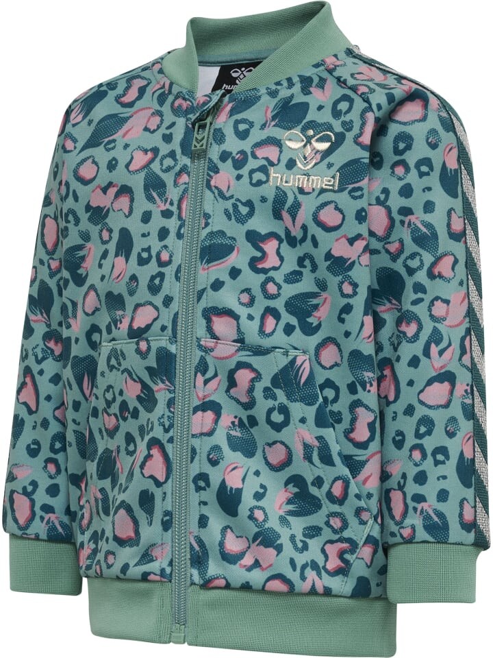 Толстовка Hummel Reißverschluss Jacket Hmlolympia Mädchen, цвет MINERAL BLUE — фото 4