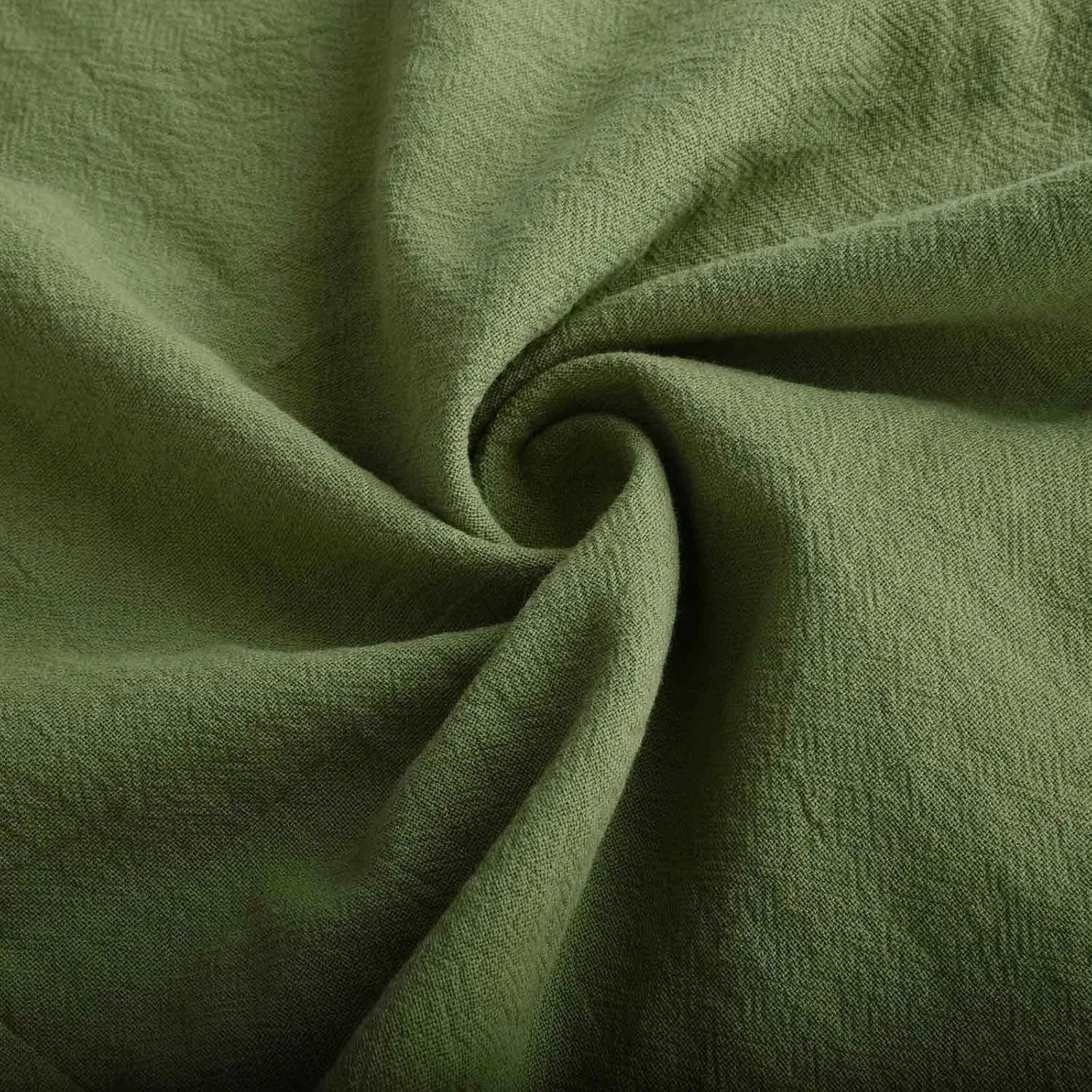 Штаны мужские повседневные льняные с эластичным поясом, A01_green — фото 4