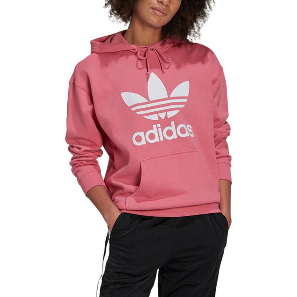 

Свитер adicolor trefoil hoodie 'pink' Adidas, розовый