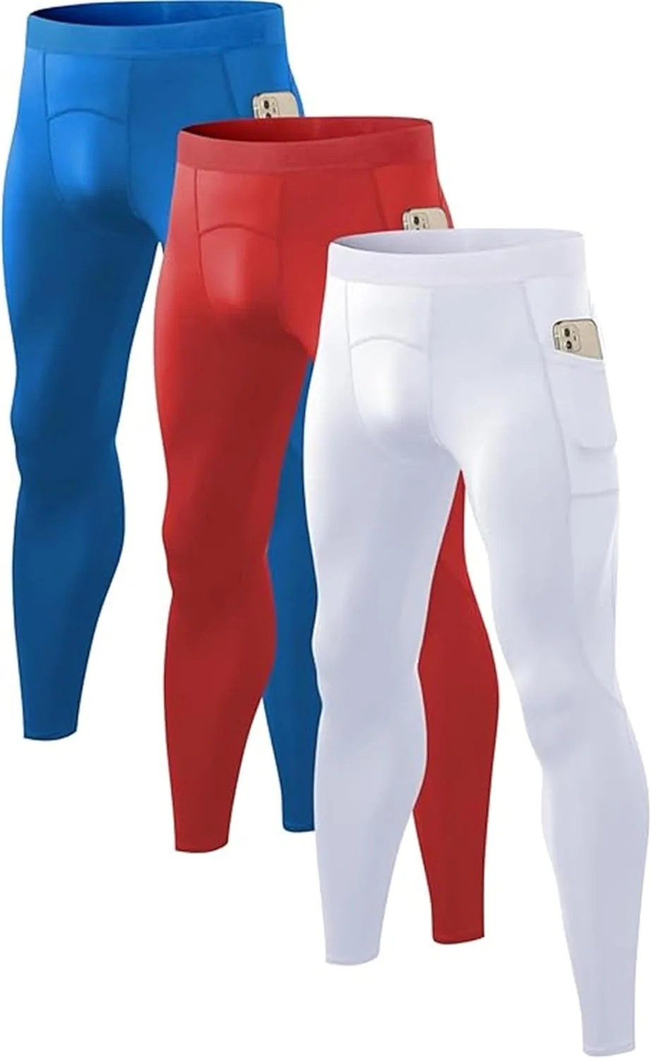 

SANANG 3 Pack Мужские компрессионные леггинсы Cool Dry для спортивных тренировок