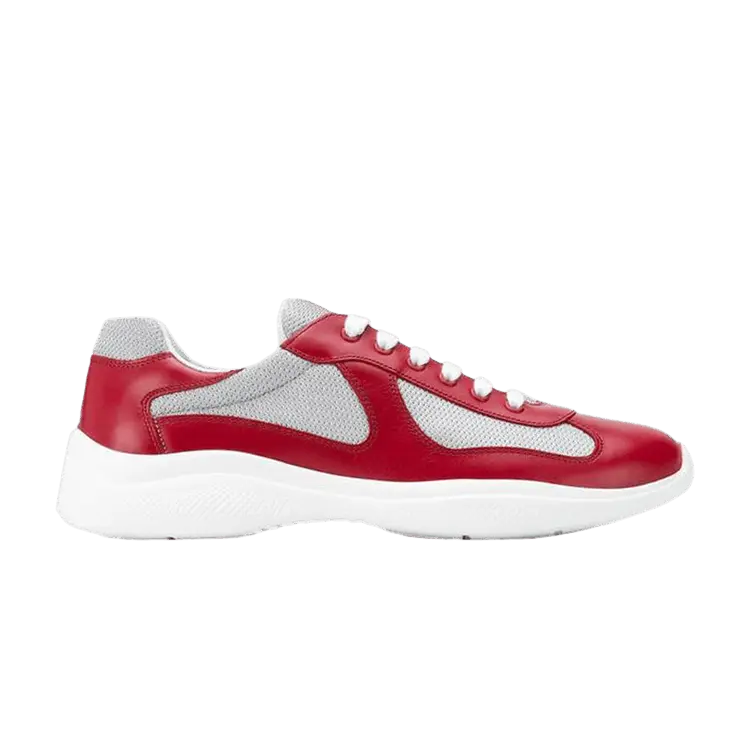 

Кроссовки Prada America s CupRed Silver, красный