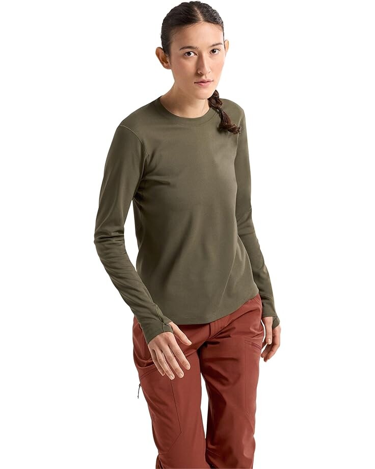 

Футболка Arc'teryx Taema Thermal Crew Long Sleeve, цвет Tatsu Heather