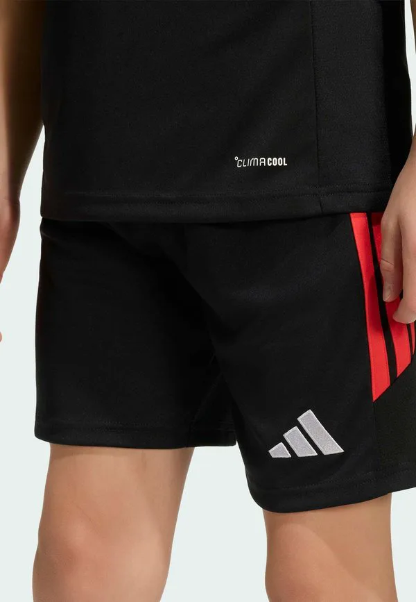 Спортивные шорты унисекс tiro league Adidas Performance, Black Semi Lucid Red — фото 3