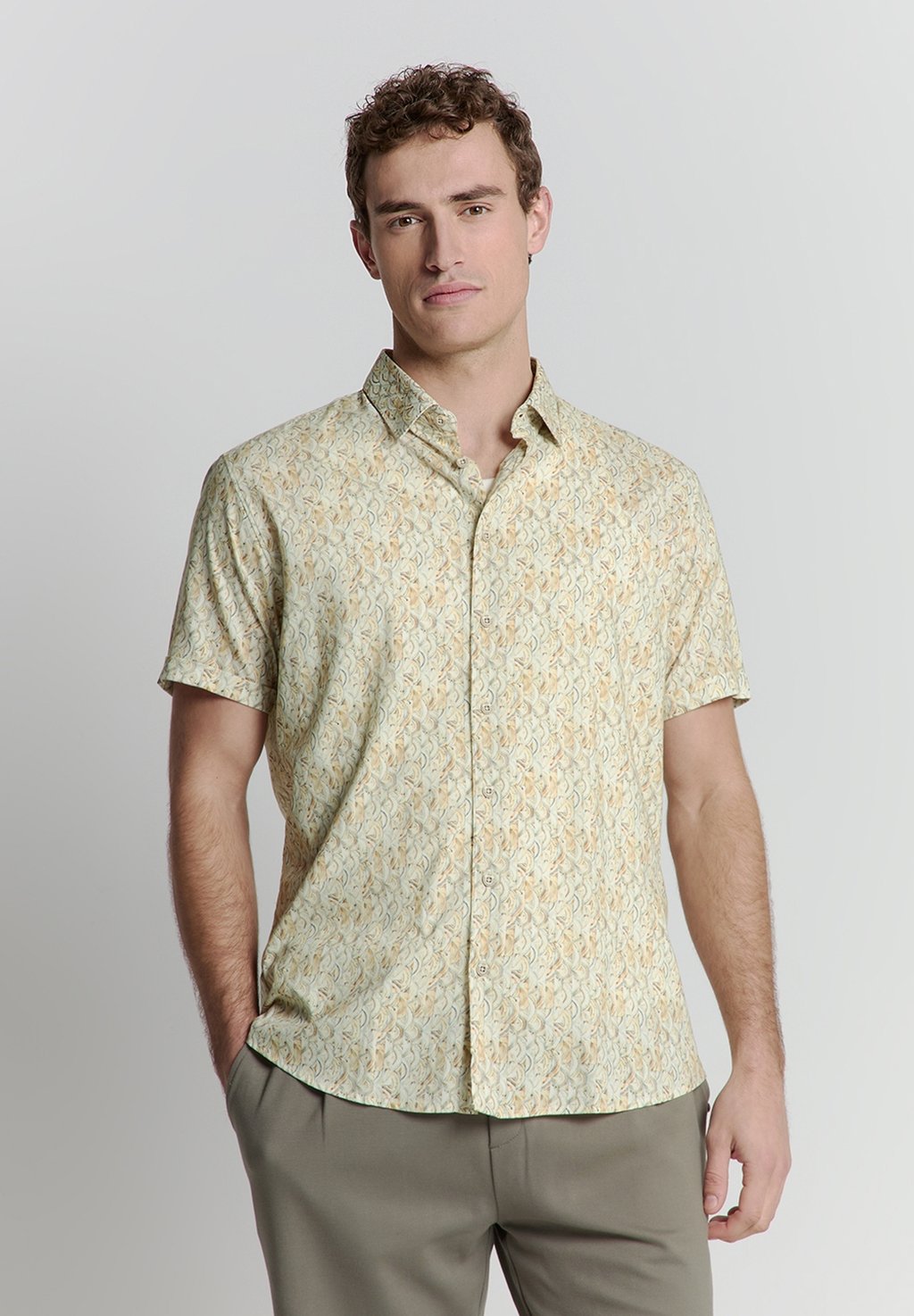 

Рубашка PRINTED NO EXCESS, желтый