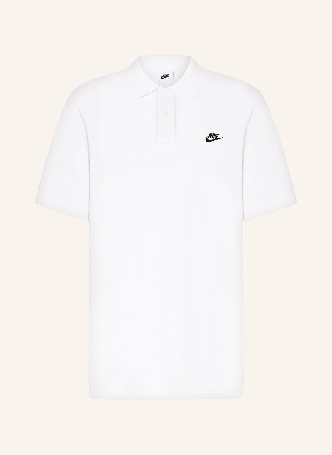 

Рубашка-Поло из пике Nike, белый