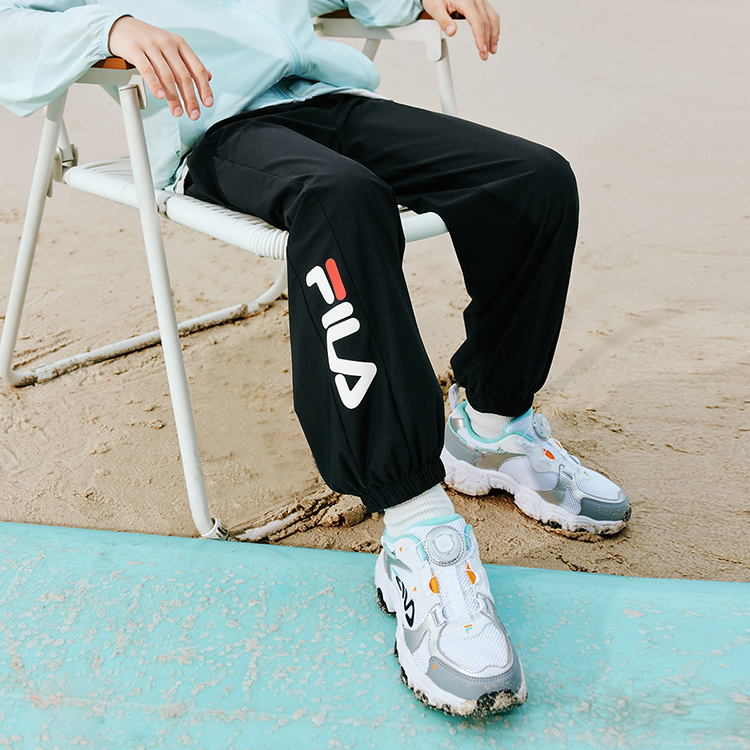 FILA KIDS Детские вязаные спортивные штаны Legend Blue для детей 3-7 лет — фото 2