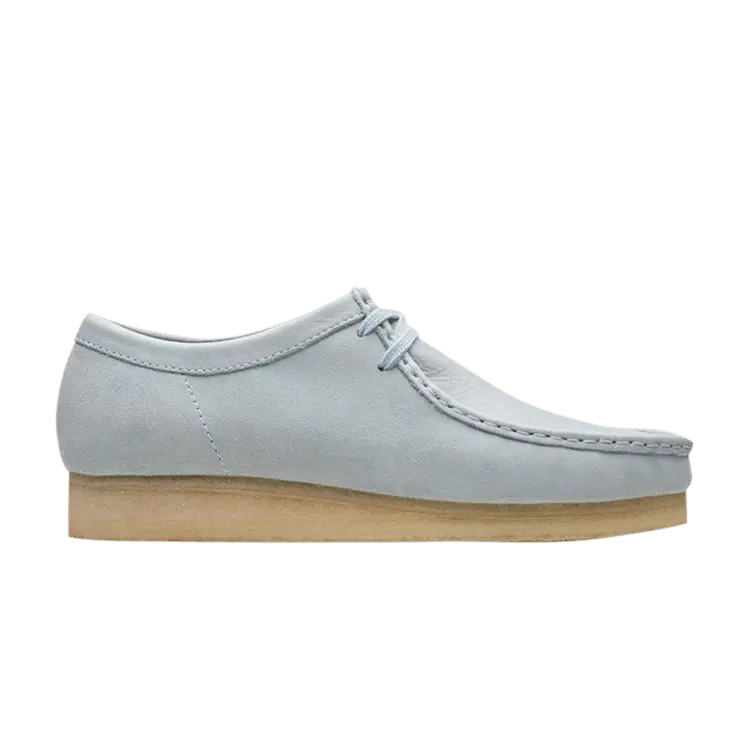 

Кроссовки Clarks Wallabee Light Blue Combination, синий