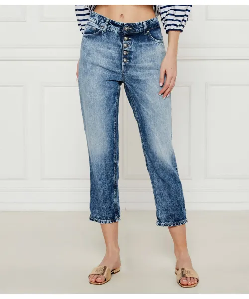 

Джинсы Кунс Loose fit Dondup - Made In Italy, синий