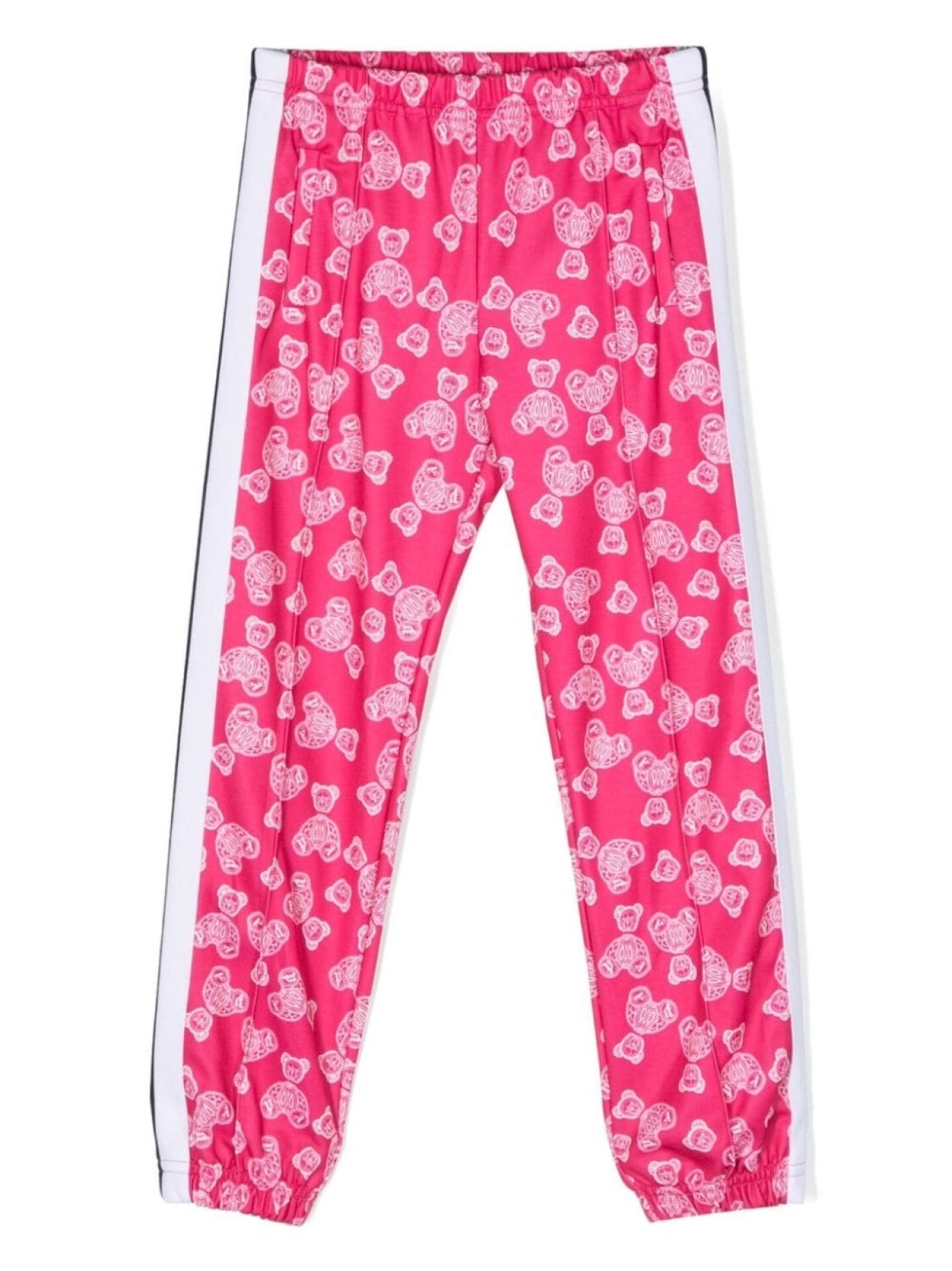 

Palm Angels Kids спортивные брюки с принтом Teddy Bear, розовый