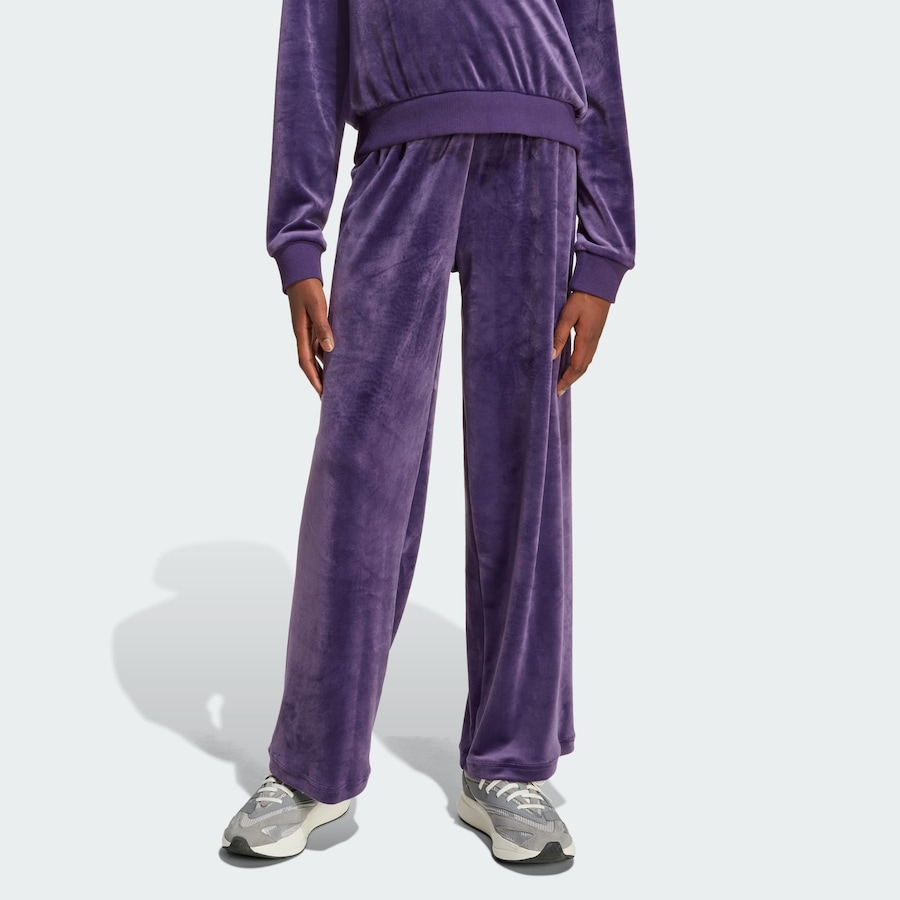 Свободные спортивные брюки ADIDAS SPORTSWEAR Seasonal Essentials, баклажановый — фото 2