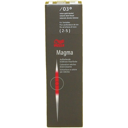 WELLA Magma By Blondor пигментированная осветляющая краска для волос 39+ Gold Cendre 120 мл