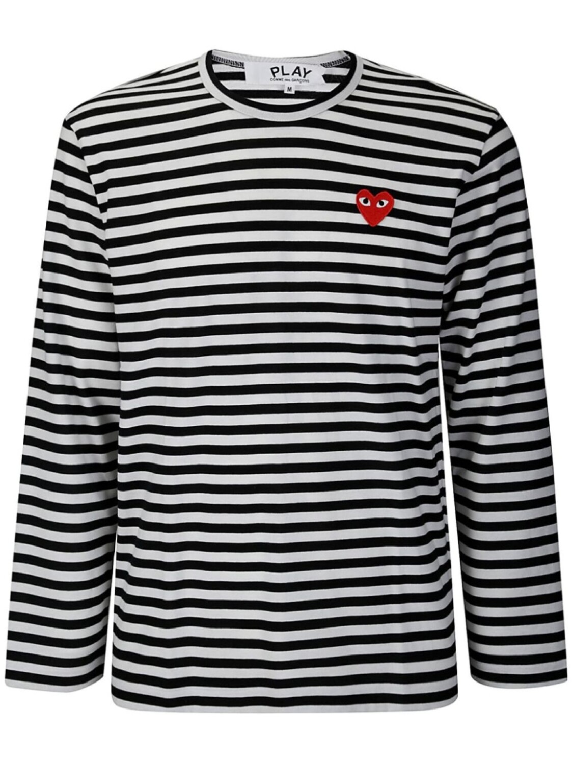 

Полосатая футболка Comme Des Garçons Play, черный