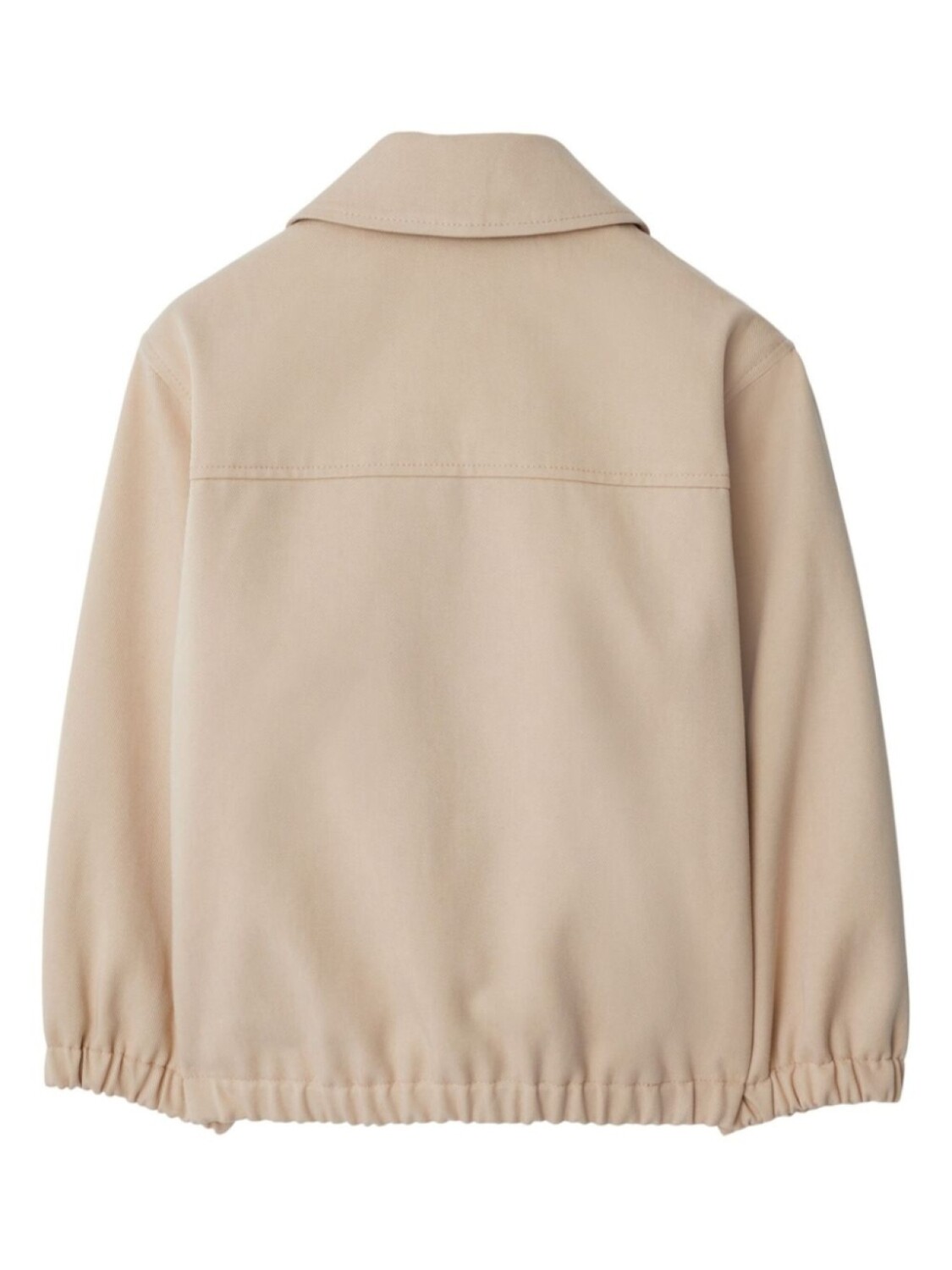 

Burberry Kids куртка-бомбер из хлопка Harrington, нейтральный цвет
