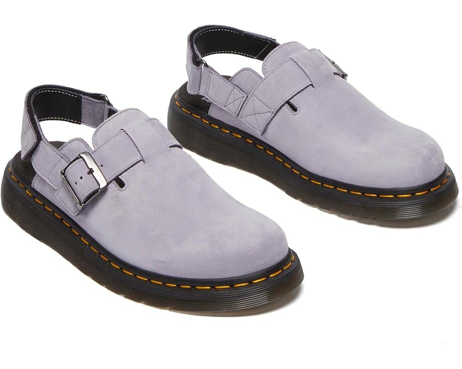 

Сабо Dr. Martens Jorge II Leather Slingback Mules, цвет Lavender Frost