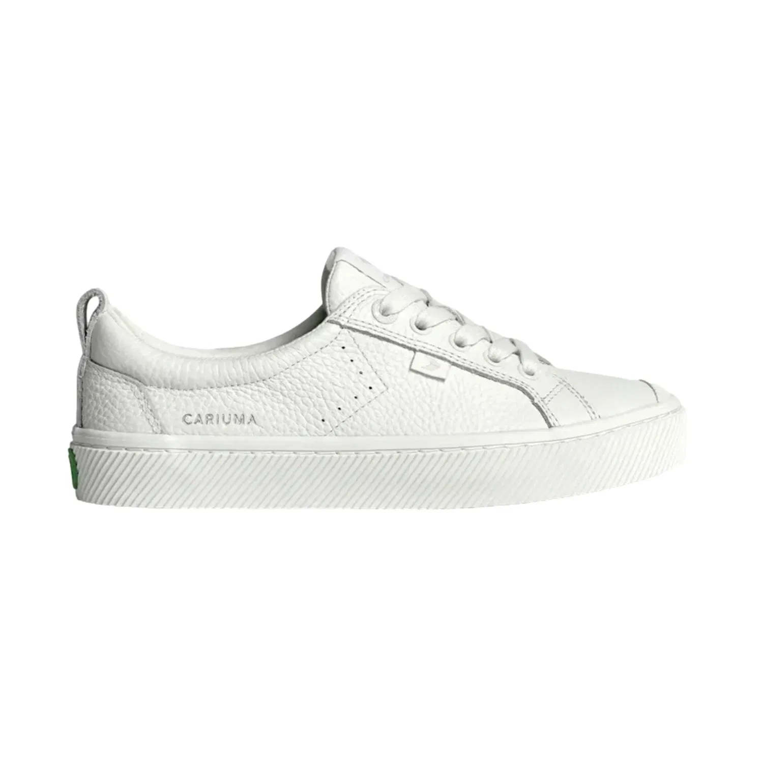 Мужские низкие кожаные кроссовки Cariuma OCA Premium Leather Sneaker, белые
