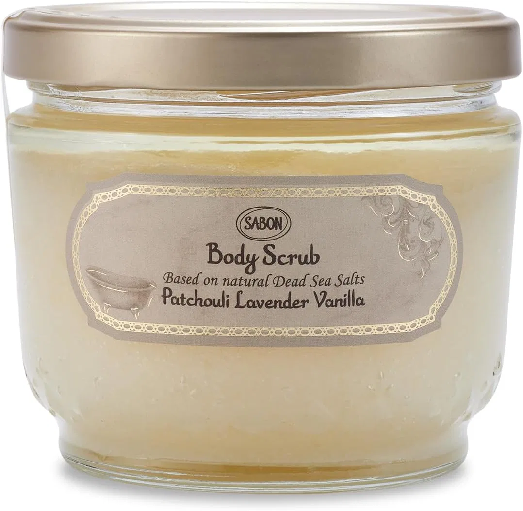 Скраб для тела Sabon с ароматом пачули, лаванды и ванили, 600 г