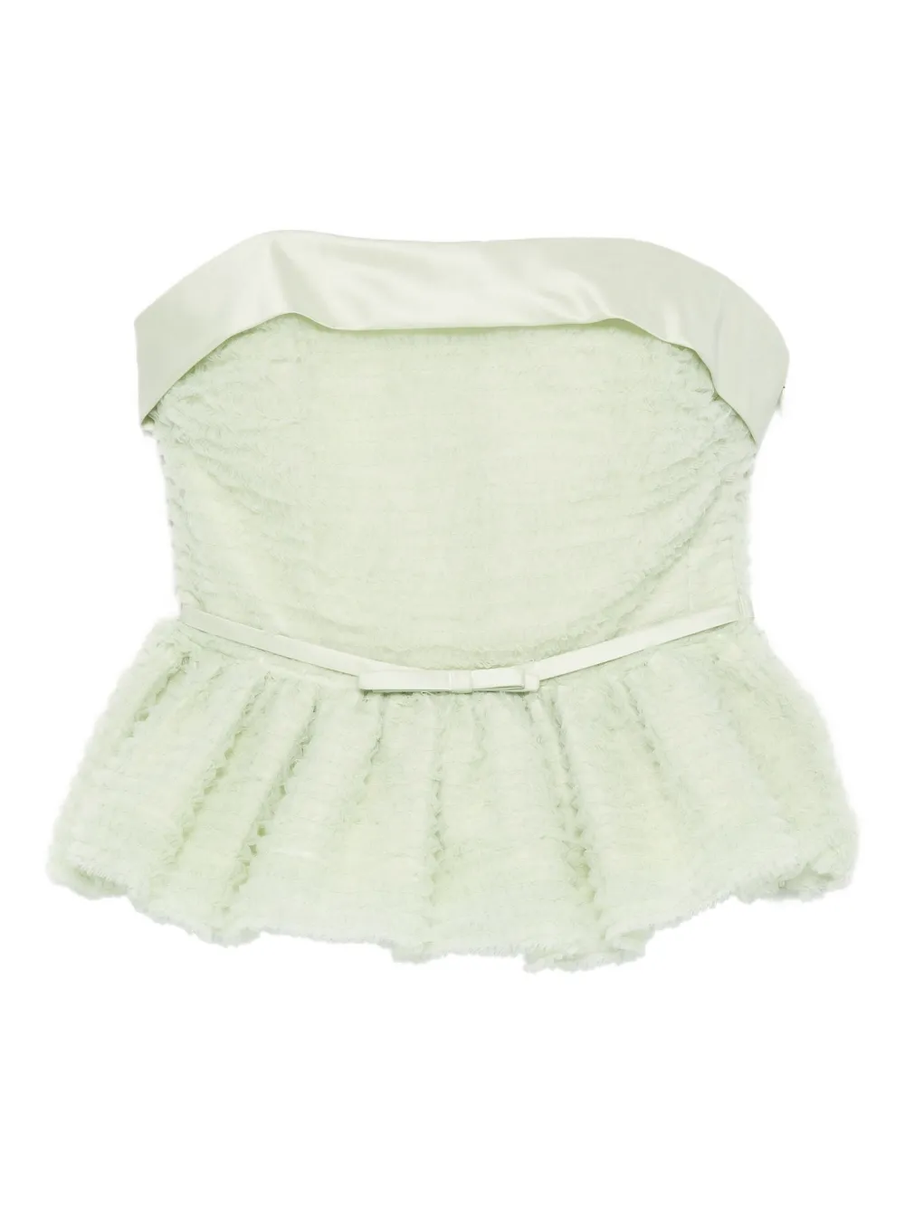 

Топ без рукавов с оборками Viktor & Rolf, зеленый