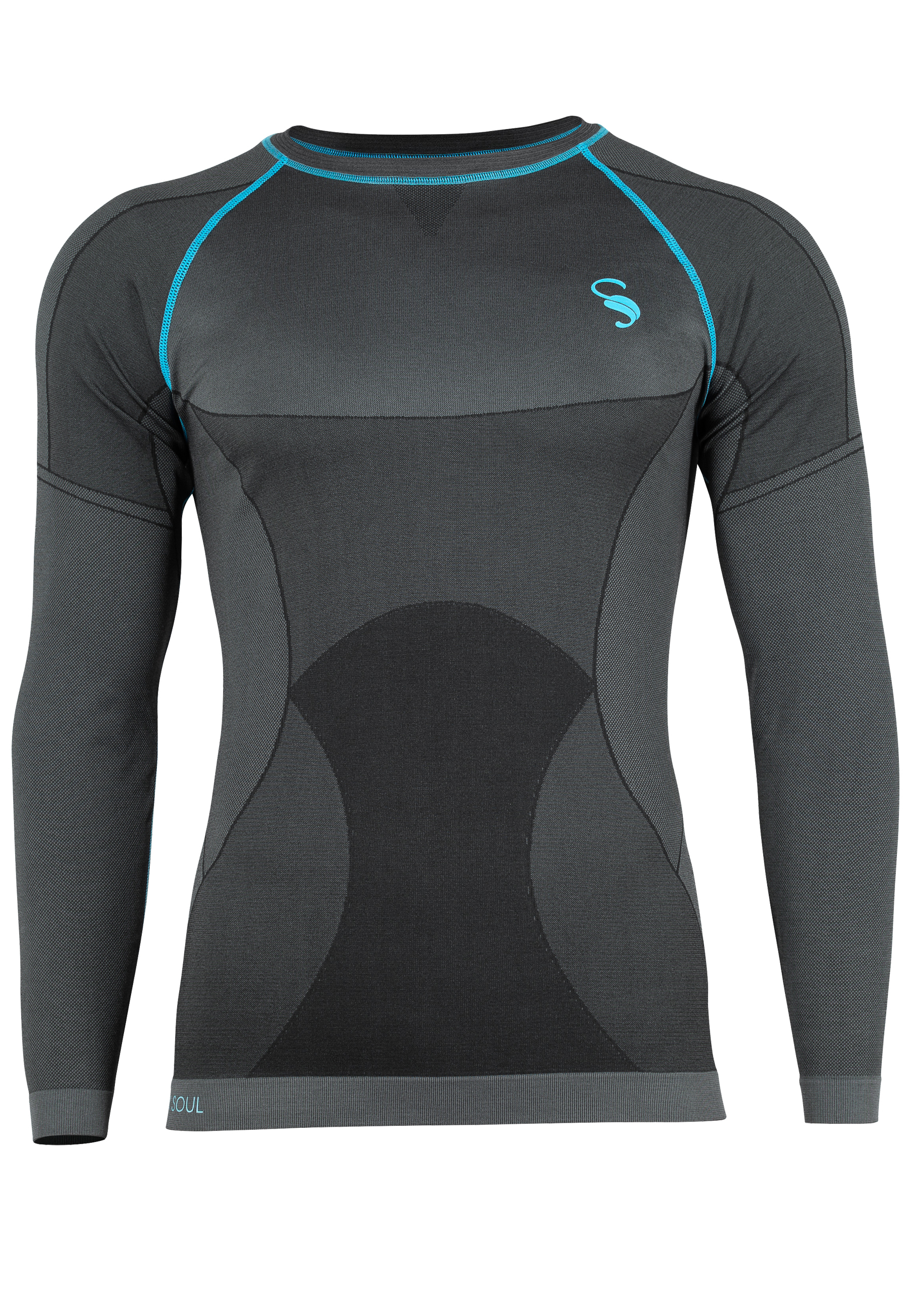 

Рубашка Stark Soul Langarm Funktionsshirt Seamless Base Layer, серый