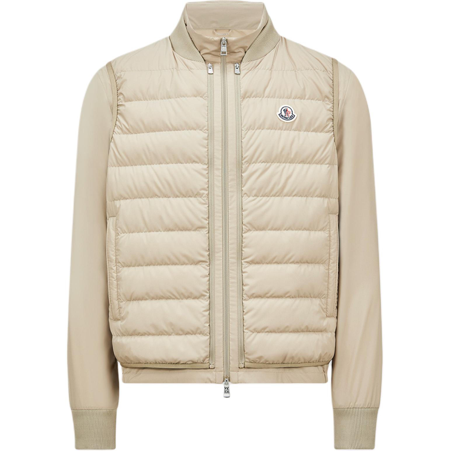 

Moncler Верней Трехслойная короткая пуховая куртка, Sandy Beige