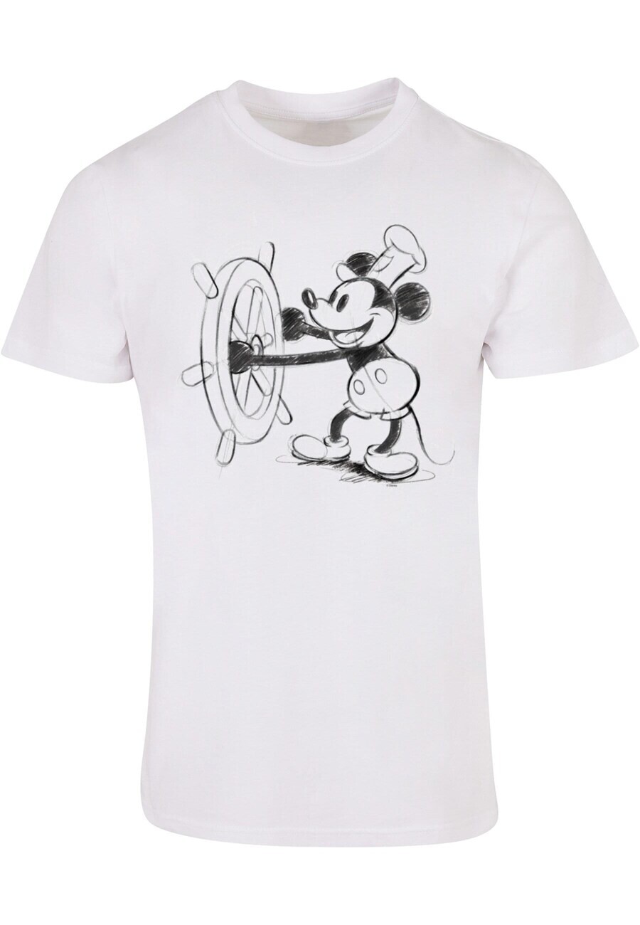 

Классическая футболка ABSOLUTE CULT Shirt Mickey Mouse - Steamboat, белый