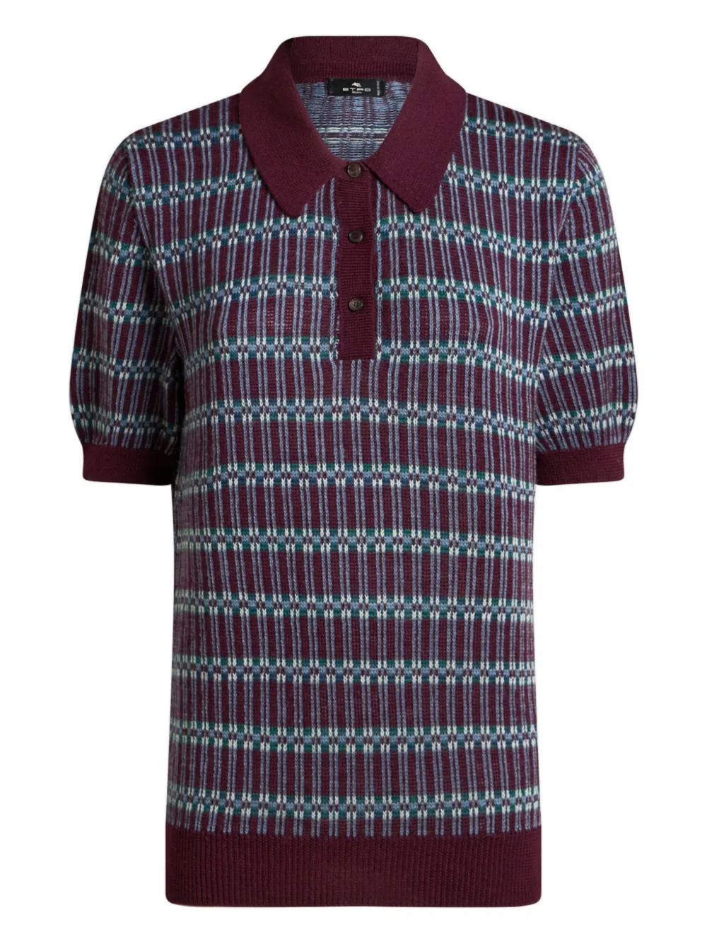 

Рубашка-поло из жаккарда ETRO, красный