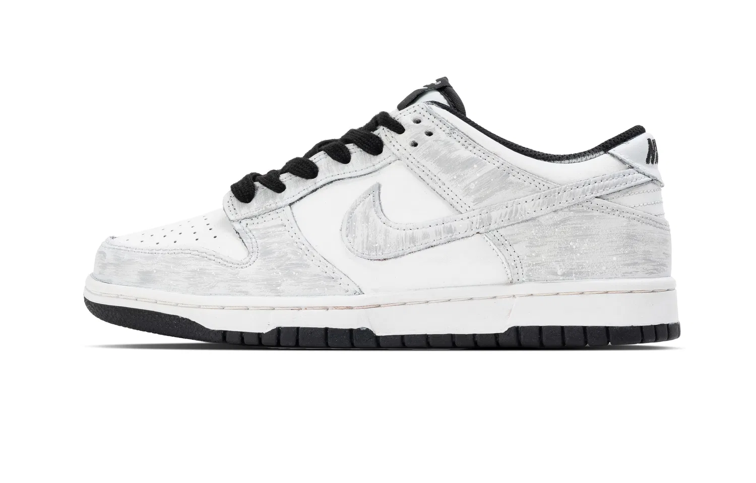 Кроссовки для скейтбординга Nike Dunk Low Leather White Gray — фото 3