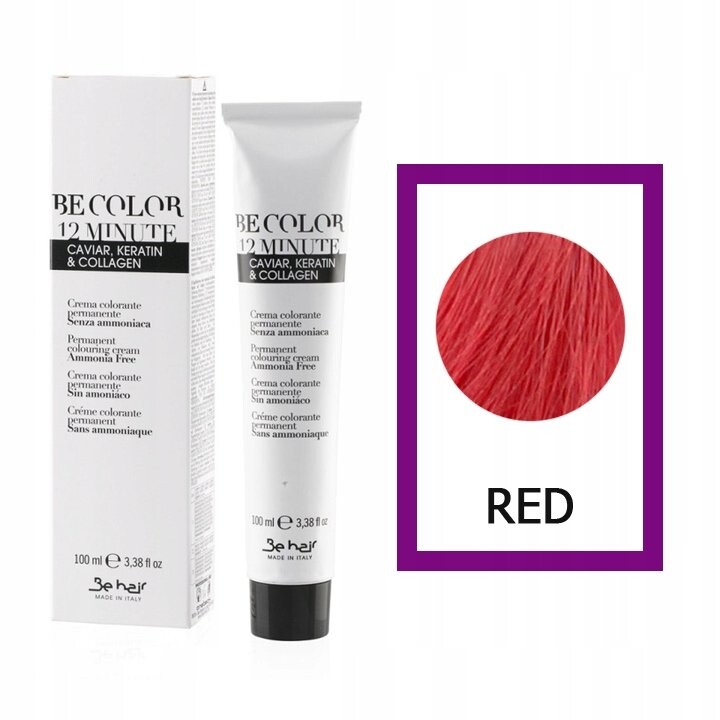 

BE HAIR Be Color Краска для волос без аммиака RED - 100мл