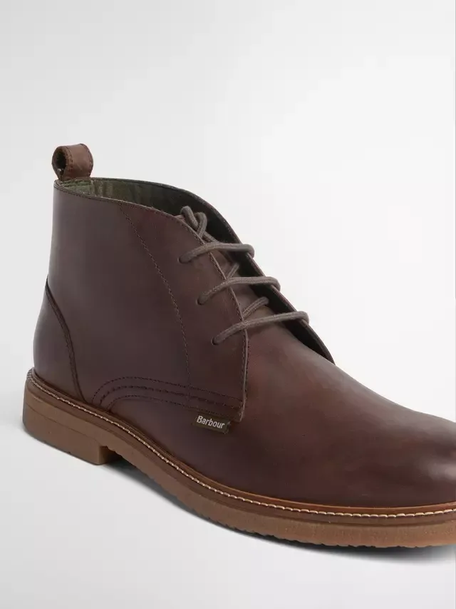Ботинки Kirkstone Desert Boots, темно-коричневые Barbour — фото 4