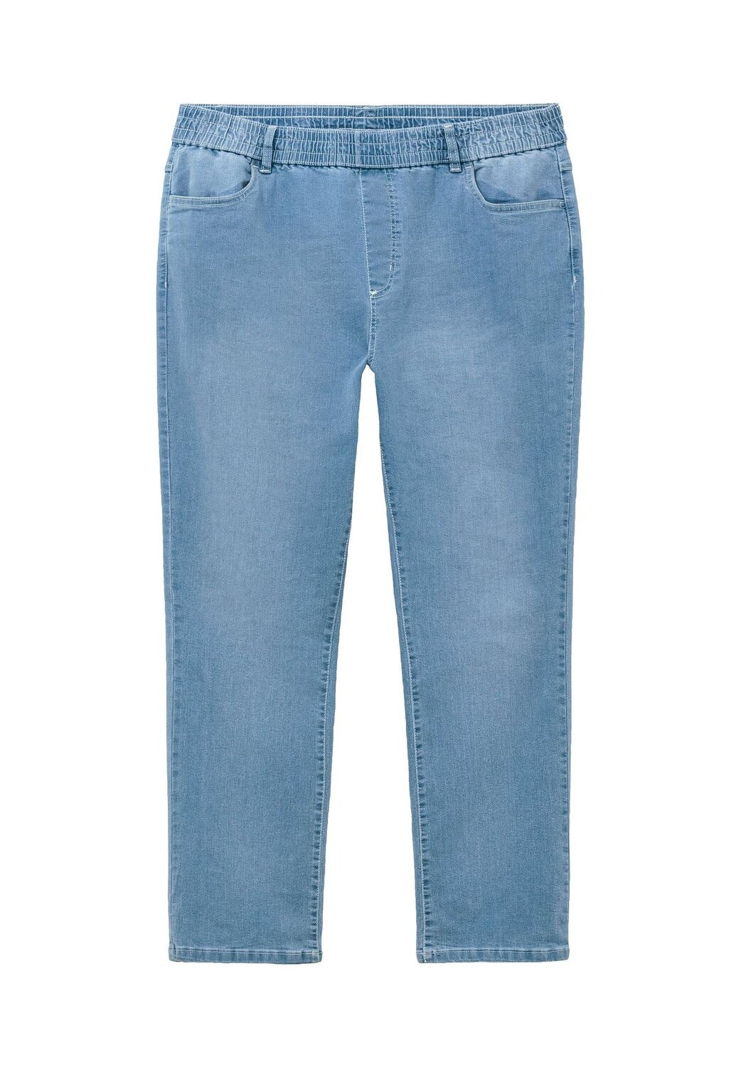 

Прямые джинсы с эластичным поясом по всему периметру Sheego, цвет Blue Denim