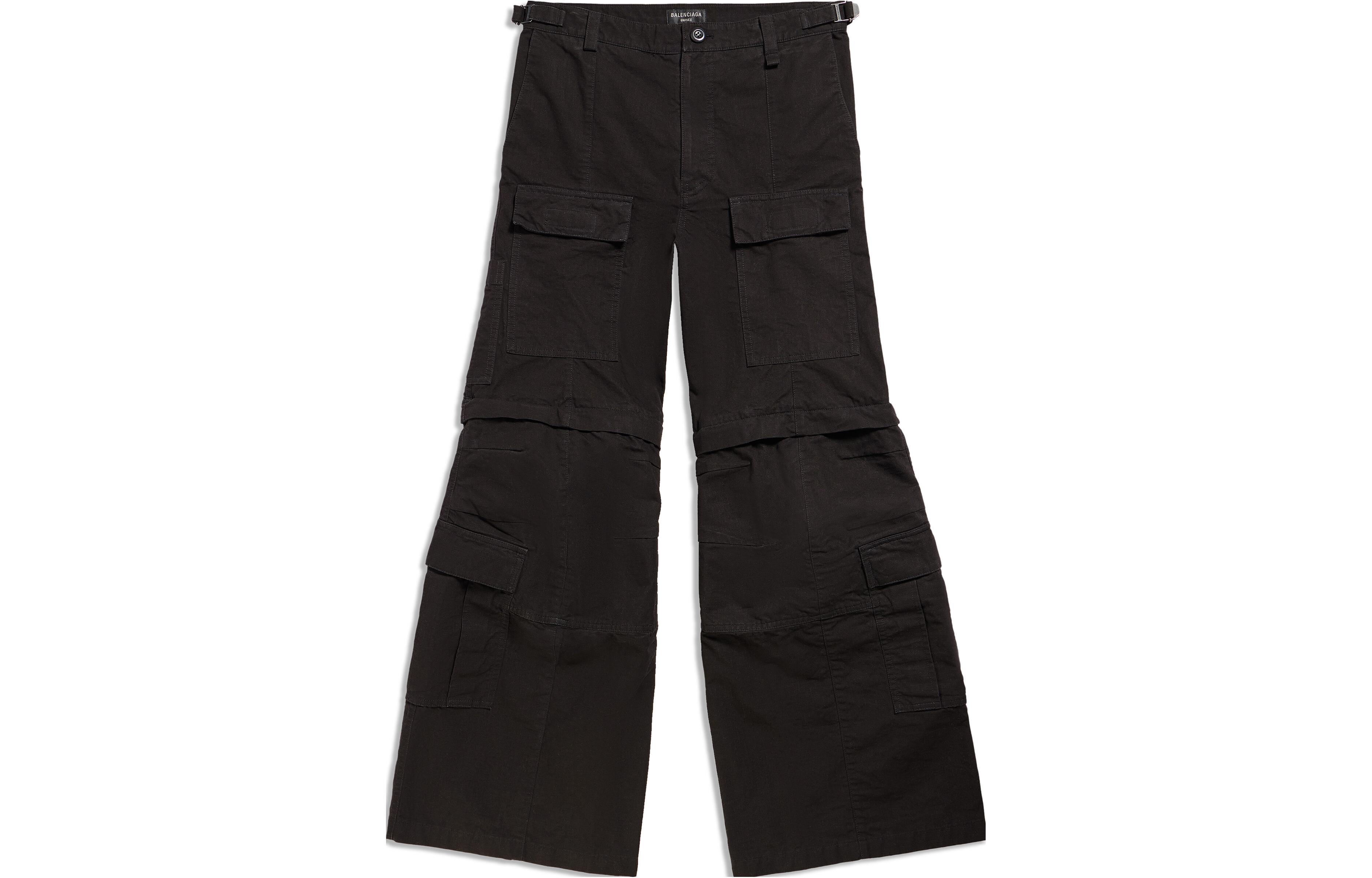 

Футболка FW23 Карго Широкого Кроя Унисекс Balenciaga, Черный