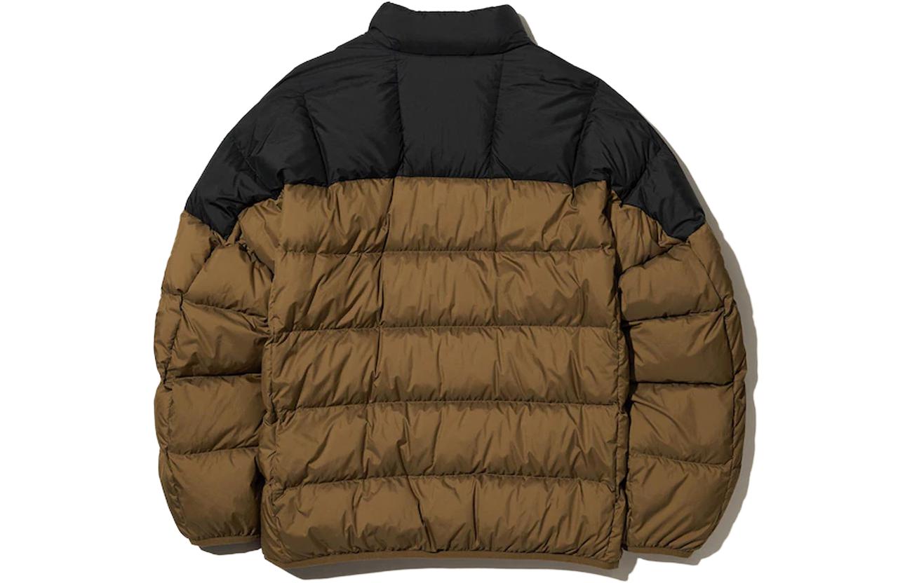 UNIQLO Мужская пуховая куртка светло-коричневого цвета, Light Umber — фото 4
