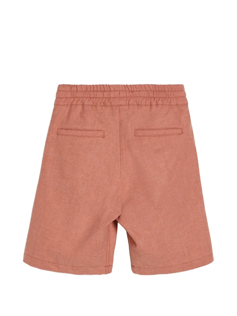 Шорты-бермуды с кулиской Brunello Cucinelli Kids, оранжевый — фото 2