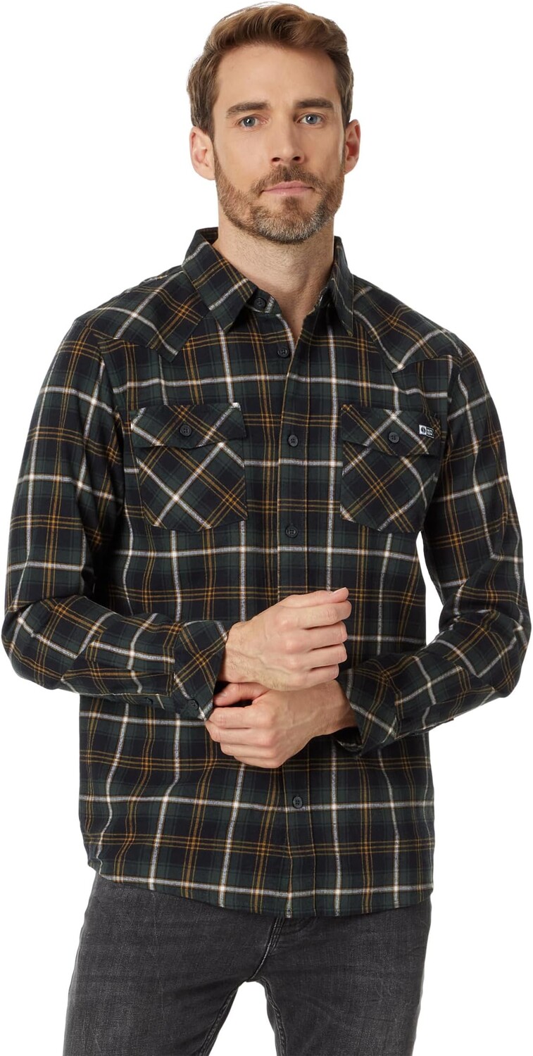 

Рубашка Salty Crew Herdsman Flannel, цвет Black/Spruce