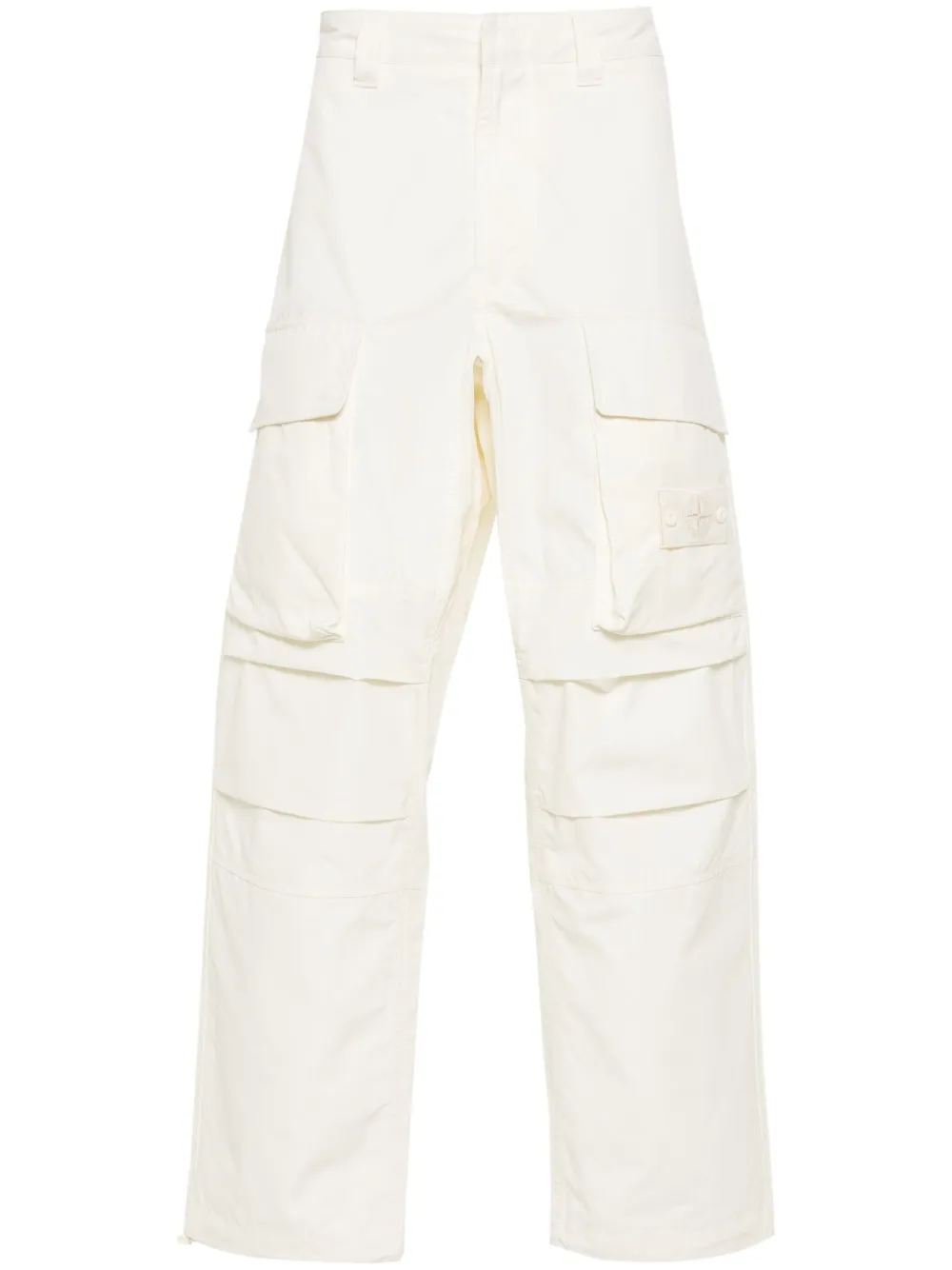 

Брюки с нашивкой Compass Stone Island, белый