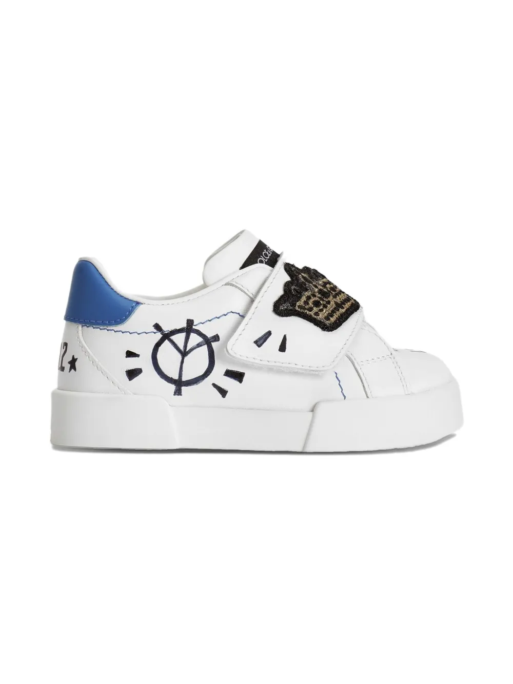 Кроссовки с аппликацией Dolce & Gabbana Kids, белый — фото 2